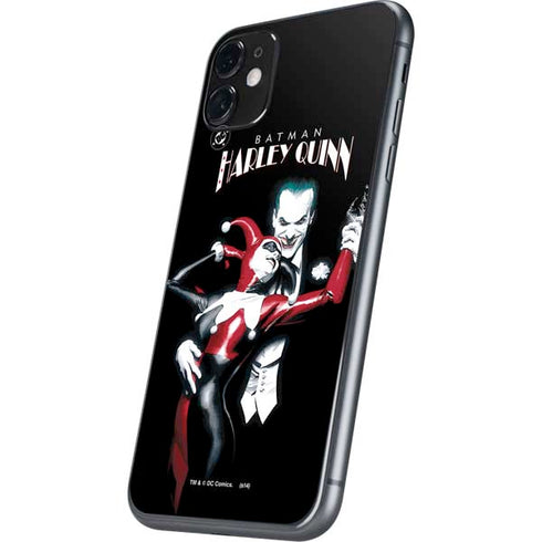 DC Comics The Joker Batman: Harley Quinn Cover #1 Art by Alex Ross. Piece Also known as Tango with Evil iPhone 11 Skin